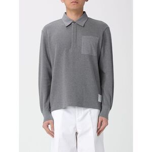 Thom Browne Polo Shirt Men Grey